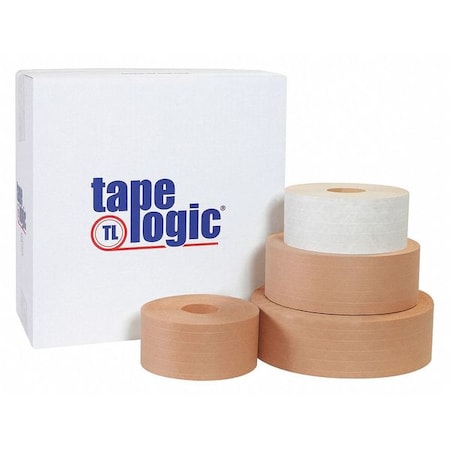 Tape Logic Tape Logic No 7200 Reinforced Water Activated Tape, 72mm x 450', Kraft, PK10 T9077200
