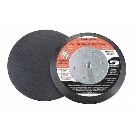 Dynabrade Non-Vacuum Disc Pad, 127mm dia. 50630