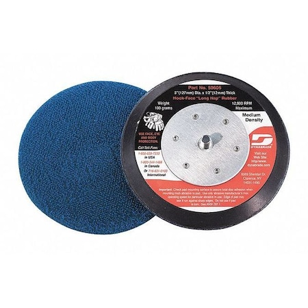 Dynabrade Non-Vacuum Disc Pad, 5" dia. 50605