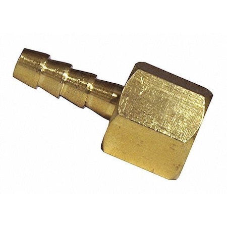 Apache Hose Barb Brass Fitting Brass Swivel Hose Barb Fitting, NPT X Male Barbed 44028018