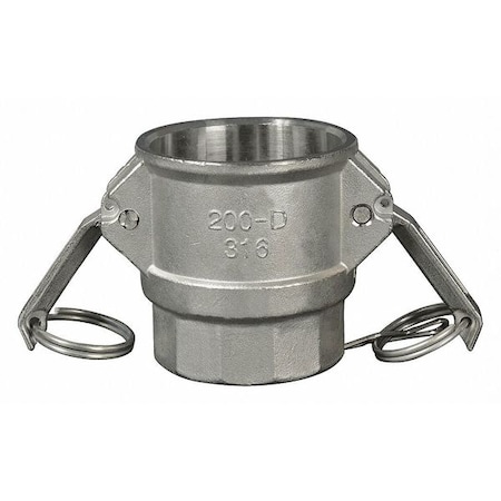 Apache Part D Female SS Cam/Groove, 2" 50400566