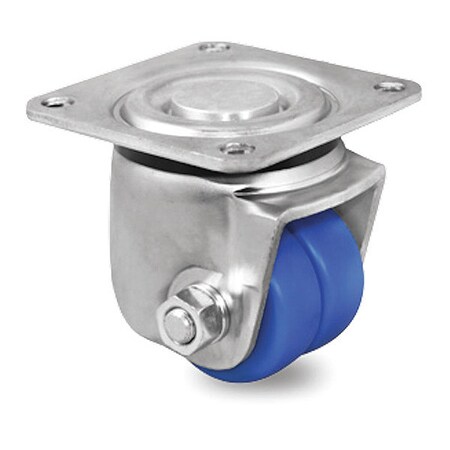 Pegasus Cstr, Dual Whl Swvl Plat, Blu Nyln, 1100 lb P9S-NL57K-P