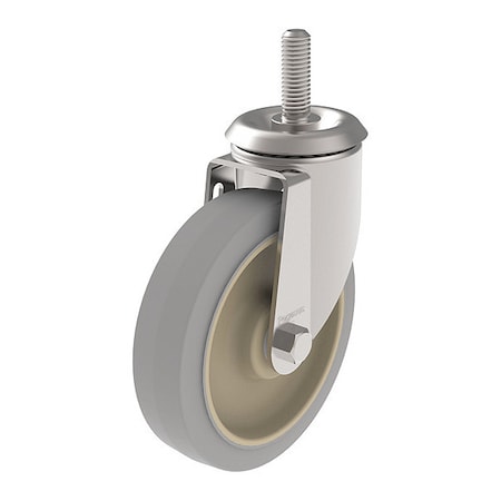 Pegasus Cstr, Swivl Stem, Gray Surelastic, 300 lb. P12S-PRP040B-ST1