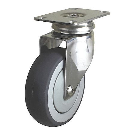 Pegasus Cstr, Stainls Plate Swvl, Gray TPR, 190 lb. P14SX-RP040K-12
