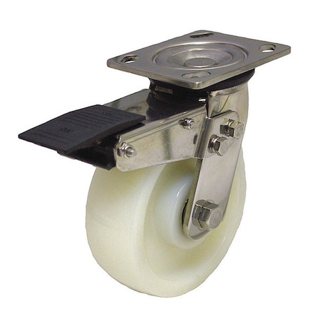 Pegasus Cstr, Stainls, Swvl Plt, Wht Nyln, 600 lb, Tl P21SX-N060K-14-TB