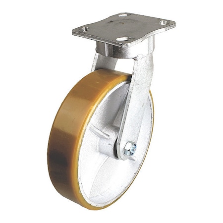 Pegasus Cstr, Kingpinls Swvl Plt, Urethan, 1760 lb. P25S-UY080K-14