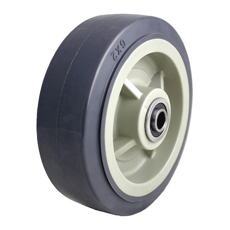 Pegasus Wheel, Gray Urethn, 5" x 2", Prec Brg P-UP-050X020/050K