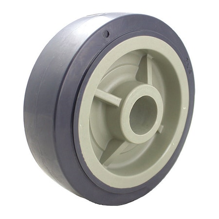 Pegasus Wheel, Gray Urethn, 5" x 2", Plain Bore P-UP-050X020/119G