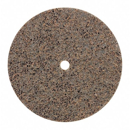 Dynabrade S/C Disc, 4-1/2" dia.x3/8", Coarse, 4-1/2" Dia, Center Hole, Aluminum Oxide 78425