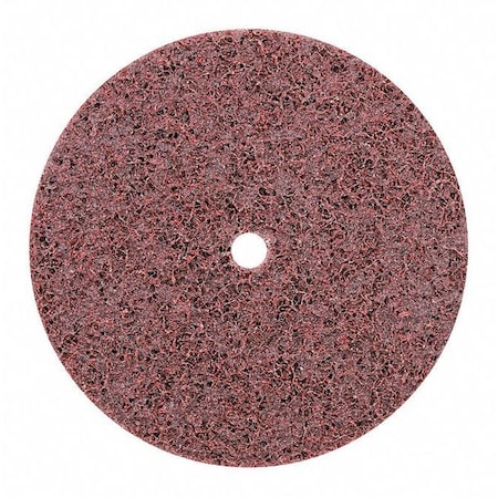 Dynabrade S/C Disc, 4-1/2" dia.x3/8", Med, 4-1/2" Dia, Center Hole, Aluminum Oxide 78424
