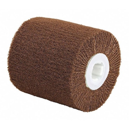 Dynabrade Flap Wheel, 4.25"dia.x4"x5/8"-11Coarse 79491