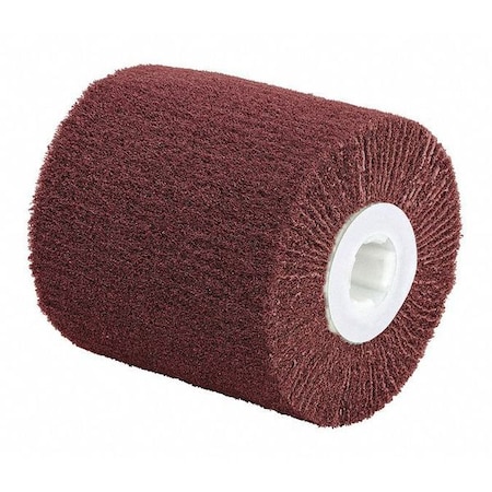 Dynabrade Finish Flap Roll, 4"dia.x4"x.75"AH Med 79405