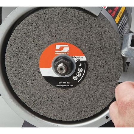 Dynabrade Convolute Whl, 6"dia.x2"x1", S/C, Med 78136