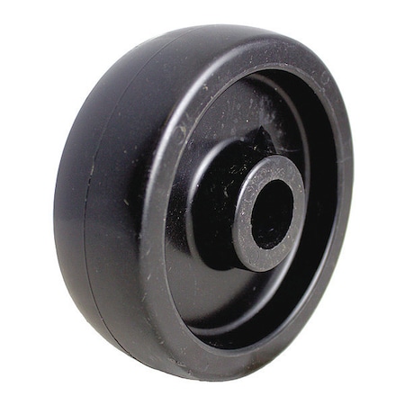 Pegasus Wheel, Blck Plypropyln, 6" x 2", Plan Bor P-PB-060X020/119G