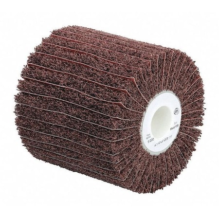 Dynabrade Interleaf Wheel, 4-1/4"dia.x4" 79484