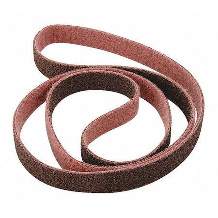 Dynabrade Sanding Belt, 1" W, 72" L, Medium 78091