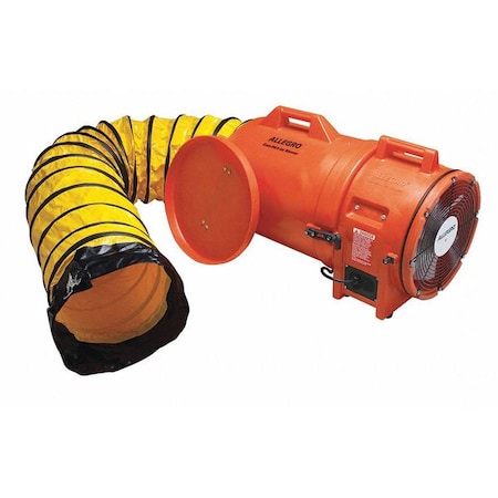 Allegro Industries Plastic Blower, 15ft. Ducting, 12" 9546-15