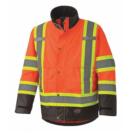 Pioneer Waterproof Jacket, Hi-Vis Orange, L V1200250U-L