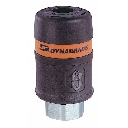 Dynabrade Female Safety, Coupler, 1/2" NPT 97570
