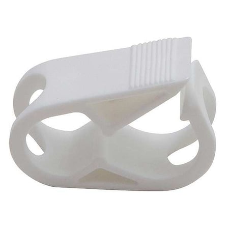 DYNALON Clamp, PP, White, PK100 670715