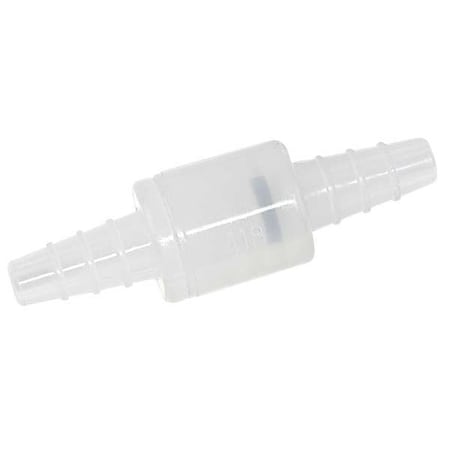 Dynalon Check Valve, PP, Transparent, PK50 228225