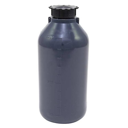 Dynalon Bottle, 1000mL, LDPE, Narrow, Gray, PK10 201295-1000
