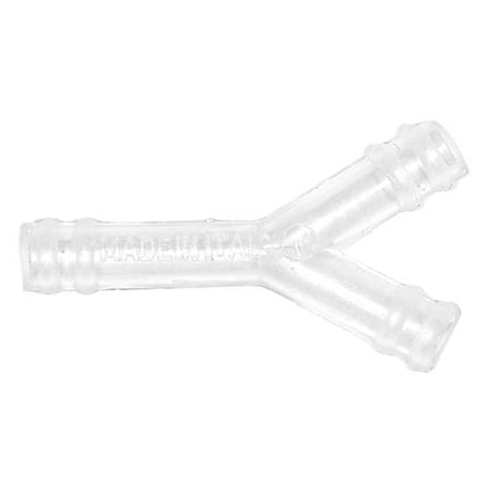 Dynalon Connector, PP, Transparent, PK100 222545