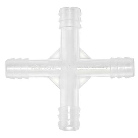 Dynalon Connector, PP, Transparent, PK100 222935