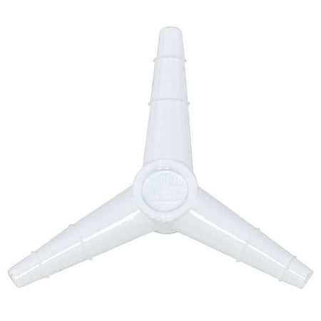 Dynalon Connector, PP, White, PK100 227025