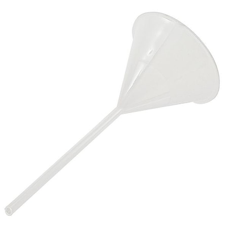 Zoro Select Funnel, Polypropylene, 145mm, Clear, PK2 241754-0003