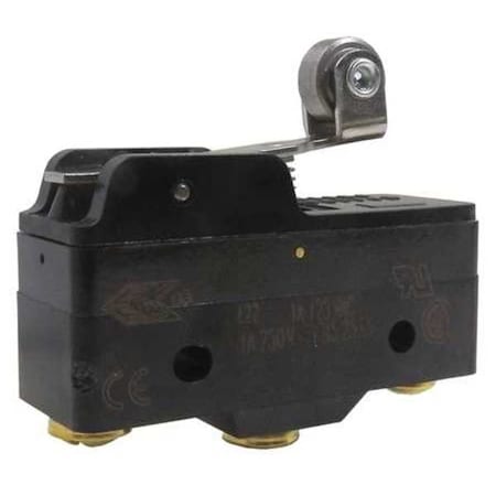 HONEYWELL Industrial Snap Action Switch, Lever, Roller Actuator, SPDT, 1A @ 240V AC Contact Rating BZ-2RW82272-A2
