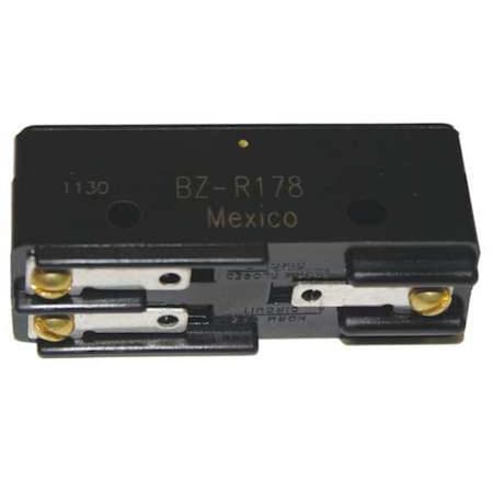 Honeywell Snap Action Switch, Pin, Plunger Actuator, SPDT, 15 A at 120 V AC Contact Rating BZ-R178
