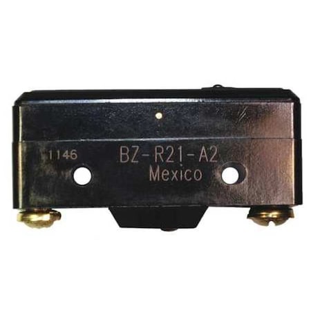 Honeywell Industrial Snap Action Switch, Pin, Plunger Actuator, SPDT, 10A @ 480V AC Contact Rating BZ-R21-A2
