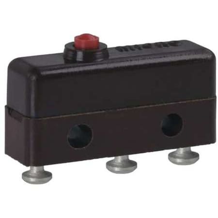 HONEYWELL Miniature Snap Action Switch, Pin, Plunger Actuator, SPDT, 5A @ 240V AC Contact Rating 11SM1-T