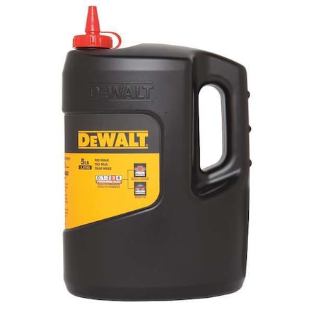 Stanley Marking Chalk, Red, Permanent, 5 lb DWHT47059