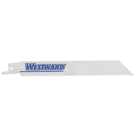 Westward 12 in x 18 TPI, Metal Cutting Reciprocating Saw Blade, 5 PK 24A541