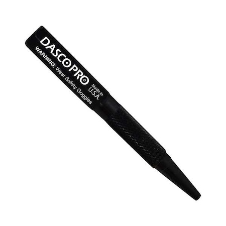 DASCO PRO Nail Set, 3/32" Tip x 4" L, Black Oxide 698