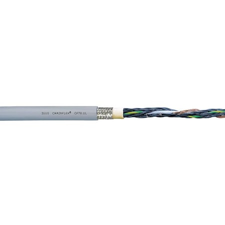 CHAINFLEX 20 AWG 5 Conductor Continuous Flex Control Cable 300V GY CF78-UL-05-05-25