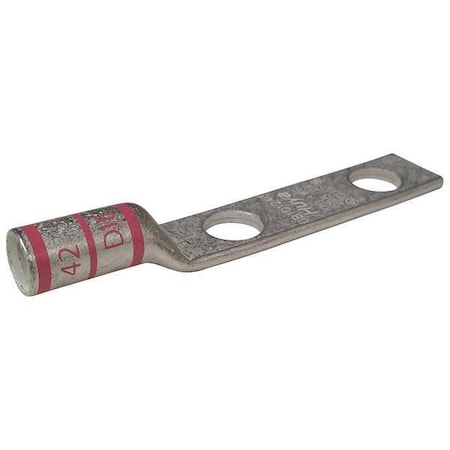 あん　24点 Zoro Select Two Hole Lug Compress Connector, 1/0 AWG 24C381