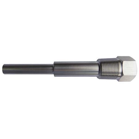 Zoro Select Bimetal Thermowell, 304SS, 1/2 NPSM 24C512