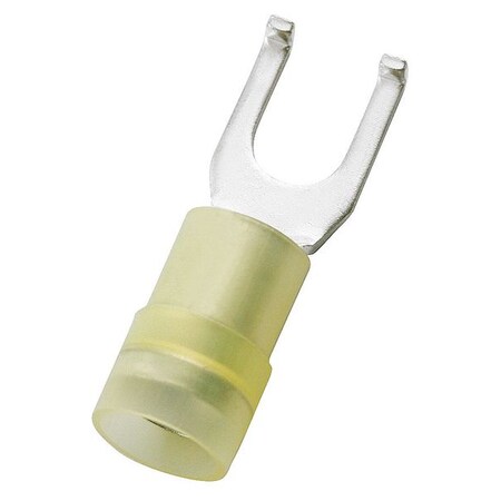 Power First 12-10 AWG Nylon Flanged Fork Terminal #6 Stud PK50 24C860