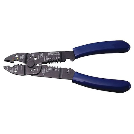 Zoro Select Crimping Tool, 6 Way, 8 1/4 In 24C969