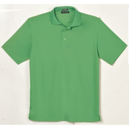 Solar Shield Men's Polo Shirt, Polyester, No Pocket(s), Green, M 6130 M GREEN