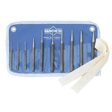 Mayhew Select Combination Punch Set, 10 Pieces 62010
