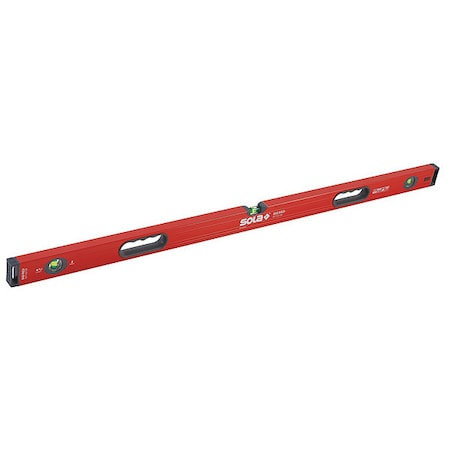 SOLA Box Level, Aluminum, 48 In, Red LSB48