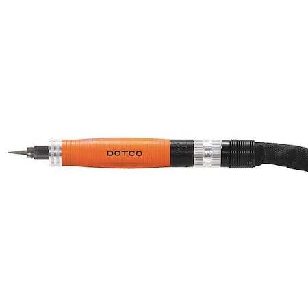 Dotco In-Line Pencil Grinder, 1/8 in NPT Air Inlet, 1/8" Collet, Industrial, 60,000 RPM, 0.1 hp 12R0400-43