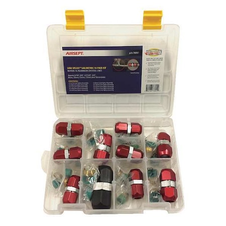 Airsept Line Splice Straight SAE-Metric 10 Pcs 76051