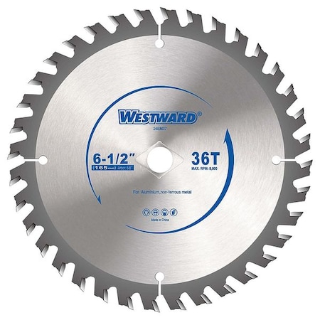 Westward 6-1/2", 36-Teeth Circular Saw Blade 24EM37
