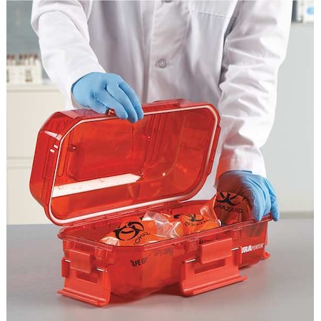Heathrow Scientific Utility Carrier, Polycarbonate, Red 120077