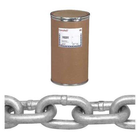 Campbell Chain & Fittings 1/2" Mooring Chain, Hot Galvanized, 200' per Drum T0129432